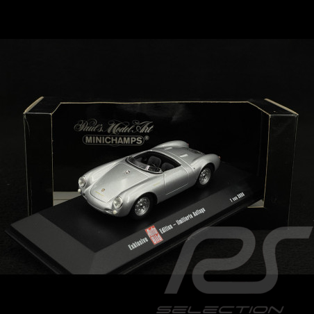 Porsche 550 Spyder argent Edition Auto Bild 1/43 Minichamps 433066034