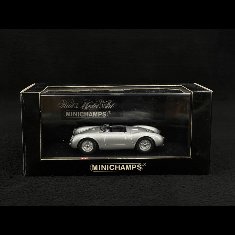 Porsche 550 Spyder silver Edition Auto Bild 1/43 Minichamps 433066034