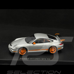 Porsche 911 GT3 RS Typ 997 2007 Silber Grau 1/43 AutoArt 57914