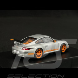 Porsche 911 GT3 RS Type 997 2007 Silver Grey 1/43 AutoArt 57914