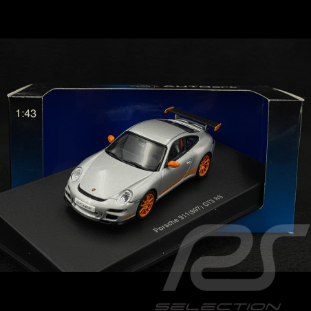 Porsche 911 GT3 RS Typ 997 2007 Silber Grau 1/43 AutoArt 57914