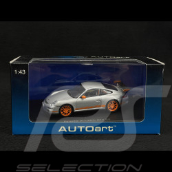 Porsche 911 GT3 RS Type 997 2007 Gris Argent 1/43 AutoArt 57914