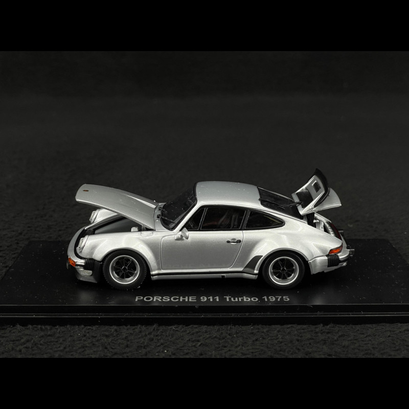 Porsche 911 Turbo 3.0 type 930 1975 silver grey 1/43 Kyosho 05524S