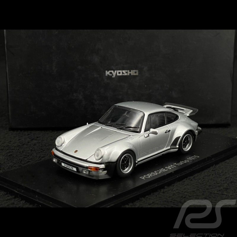 Porsche 911 Turbo 3.0 type 930 1975 gris argent 1/43 Kyosho 05524S