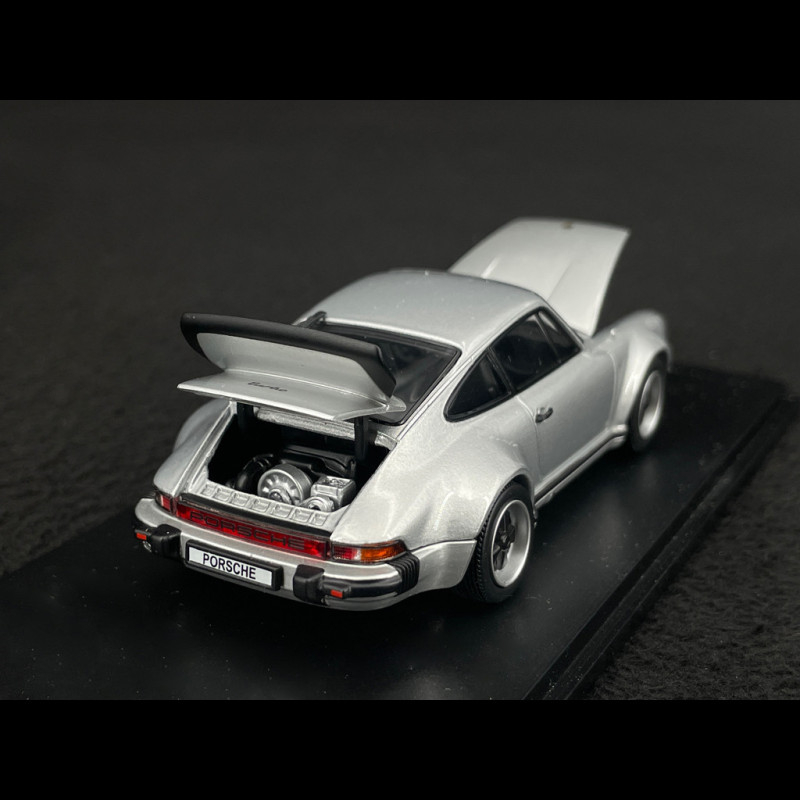Porsche 911 Turbo 3.0 type 930 1975 silver grey 1/43 Kyosho 05524S