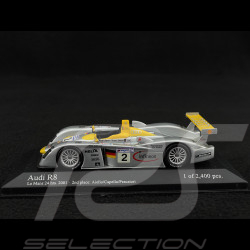 Audi R8 n° 2 2.24h Le Mans 2001 1/43 Minichamps 400011202