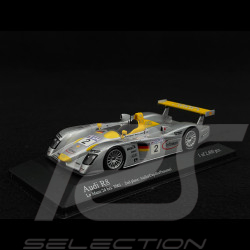 Audi R8 n° 2 2nd 24h Le Mans 2001 1/43 Minichamps 400011202