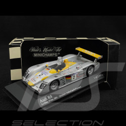 Audi R8 n° 2 2ème 24h Le Mans 2001 1/43 Minichamps 400011202