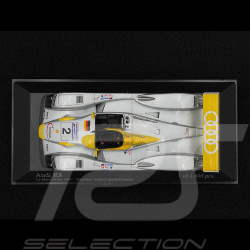 Audi R8 n° 2 2ème 24h Le Mans 2001 1/43 Minichamps 400011202