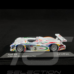Audi R8 n° 3 24h Le Mans 2001 1/43 Minichamps 400010903
