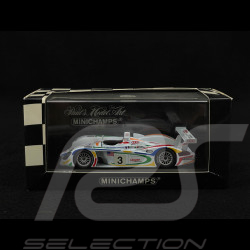 Audi R8 n° 3 24h Le Mans 2001 1/43 Minichamps 400010903