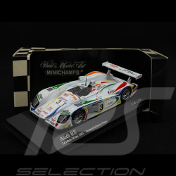 Audi R8 n° 3 24h Le Mans 2001 1/43 Minichamps 400010903