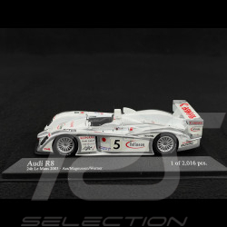 Audi R8 n° 5 2ème 24h Le Mans 2003 1/43 Minichamps 400031305
