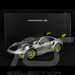 Porsche 911 GT3 RS Typ 992 2023 GT Silber / Säuregrün 1/18 Norev WAP0212100TGT3