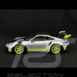 Porsche 911 GT3 RS Type 992 2023 GT Silver / Acid Green 1/18 Norev WAP0212100TGT3