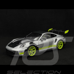 Porsche 911 GT3 RS Type 992 2023 GT Silver / Acid Green 1/18 Norev WAP0212100TGT3
