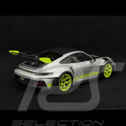 Porsche 911 GT3 RS Typ 992 2023 GT Silber / Säuregrün 1/18 Norev WAP0212100TGT3