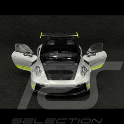 Porsche 911 GT3 RS Typ 992 2023 GT Silber / Säuregrün 1/18 Norev WAP0212100TGT3