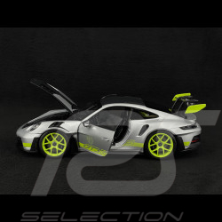 Porsche 911 GT3 RS Type 992 2023 GT Silver / Acid Green 1/18 Norev WAP0212100TGT3