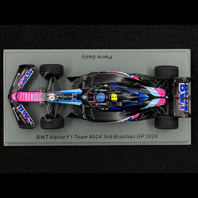 Pierre Gasly Alpine A524 BWT n°10 3rd GP Brazil 2024 F1 1/43 Spark