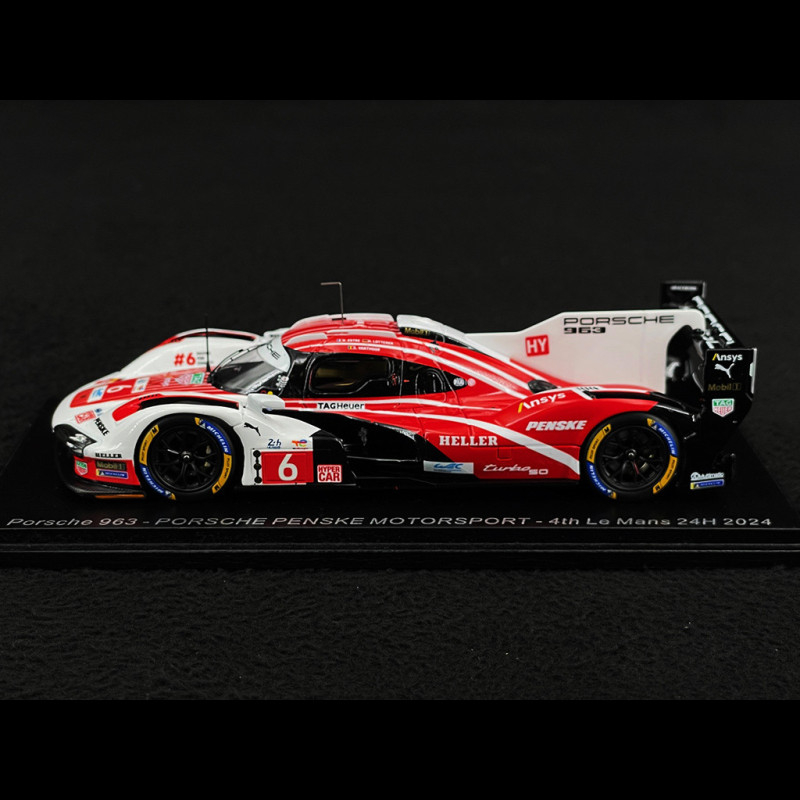 Porsche 963 n°6 Hyperpole 24h Le Mans 2024 1/43 Spark S9114
