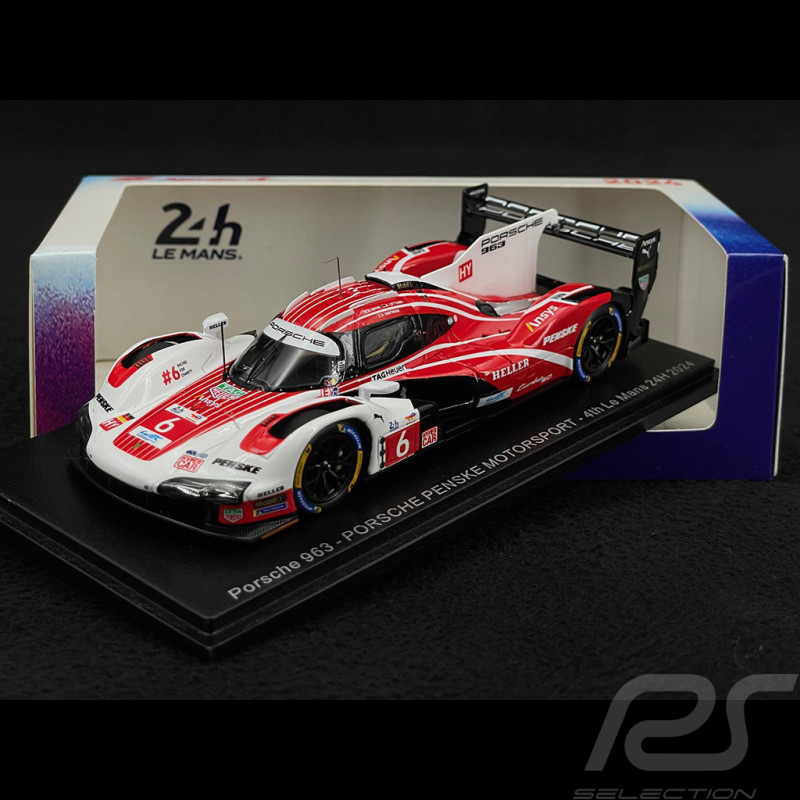Porsche 963 n°6 Hyperpole 24h Le Mans 2024 1/43 Spark S9114