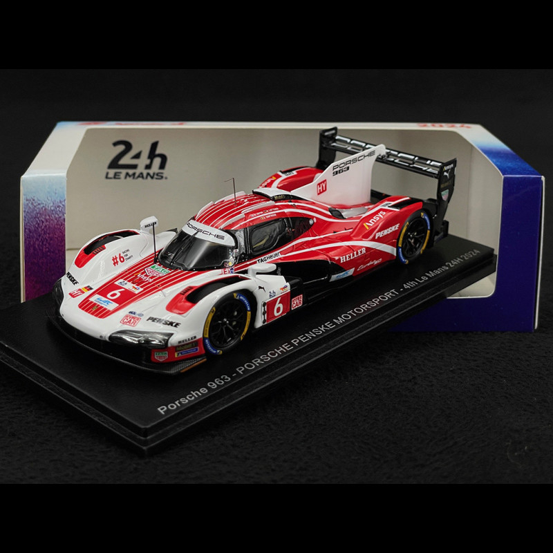 Porsche 963 n°6 Hyperpole 24h Le Mans 2024 1/43 Spark S9114