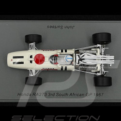 John Surtees Honda RA273 n°11 3. GP Kyalami 1967 F1 1/43 Spark S6222