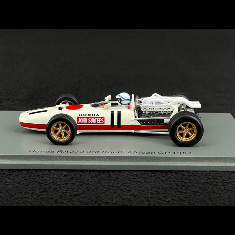 John Surtees Honda RA273 n°11 3rd GP Kyalami 1967 F1 1/43 Spark S6222