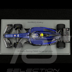 Franco Colapinto Williams Racing FW46 n°43 GP Italie 2024 Premier GP F1 1/43 Spark S9564