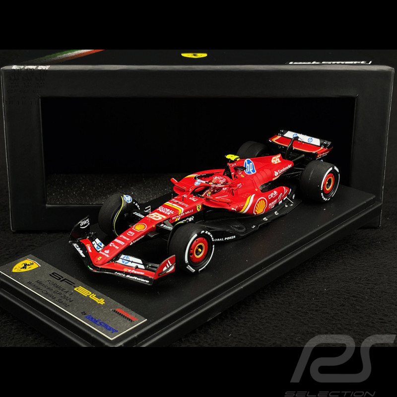 Carlos Sainz Ferrari SF-24 n°55 Vainqueur GP Mexique 2024 F1 1/43 LookSmart LSF1069
