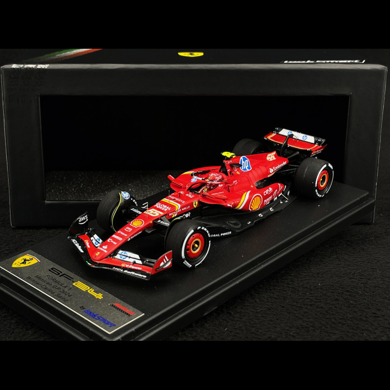 FERRARI SF-24 N°55 2ème GP Austin 2024 Carlos Sainz LOOKSMART 1/43
