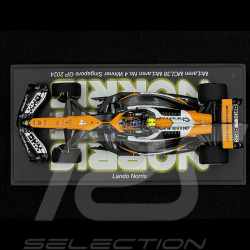 Lando Norris McLaren MCL38 n°4 Sieger GP Singapore 2024 F1 1/43 Spark S9561