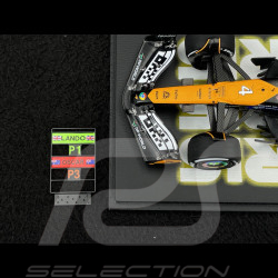 Lando Norris McLaren MCL38 n°4 Vainqueur GP Singapour 2024 F1 1/43 Spark S9561