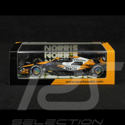 Lando Norris McLaren MCL38 n°4 Vainqueur GP Singapour 2024 F1 1/43 Spark S9561