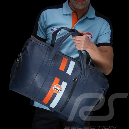 Gulf Reisetasche Racing aus Leder Marineblau GU252ACM01-100