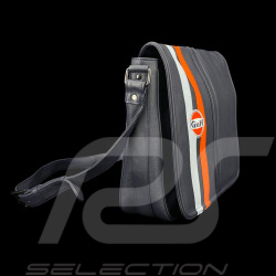 Gulf Umhängetasche Racing aus Leder Silvertsone Marineblau GU252ACM02-100