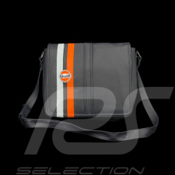 Sac Gulf Racing à Bandoulière en Cuir Silvertsone Bleu Marine GU252ACM02-100