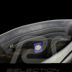 Sac Gulf Racing à Bandoulière en Cuir Silvertsone Bleu Marine GU252ACM02-100