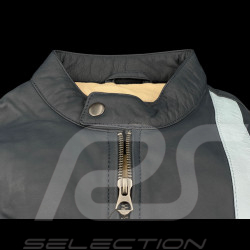 Gulf Lederjacke Roadmaster Marineblau GU252JAM05-100