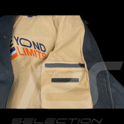 Veste en Cuir Gulf Roadmaster Bleu Marine GU252JAM05-100