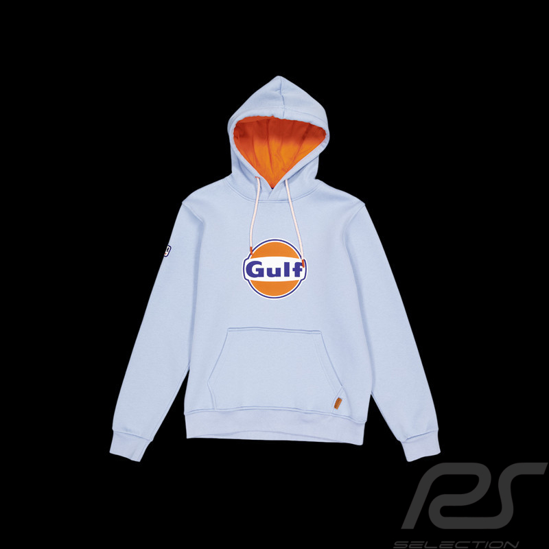 Sweat Gulf Logo Géant Hoodie à Capuche Bleu Gulf GU252SSM05-125 - Mixte