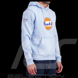 Sweat Gulf Logo Géant Hoodie à Capuche Bleu Gulf GU252SSM05-125 - Mixte