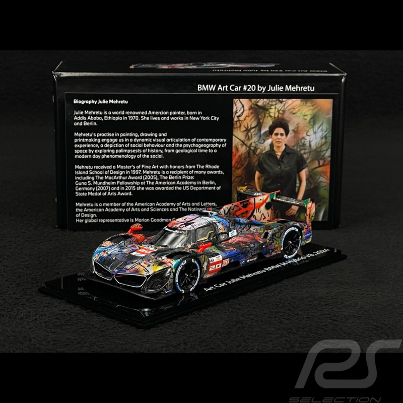 BMW M Hybrid V8 Art Car by Julie Mehretu n° 20 24h Le Mans 2024 1/43 80425B54CD0