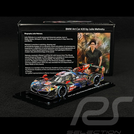 BMW M Hybrid V8 Art Car by Julie Mehretu n° 20 24h Le Mans 2024 1/43 80425B54CD0