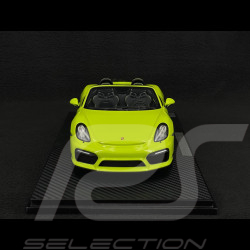 Porsche Boxster Spyder Type 981 Kiwi 2016 RS Selection X Spark Vert Lumière 1/18 Spark 18RSF007