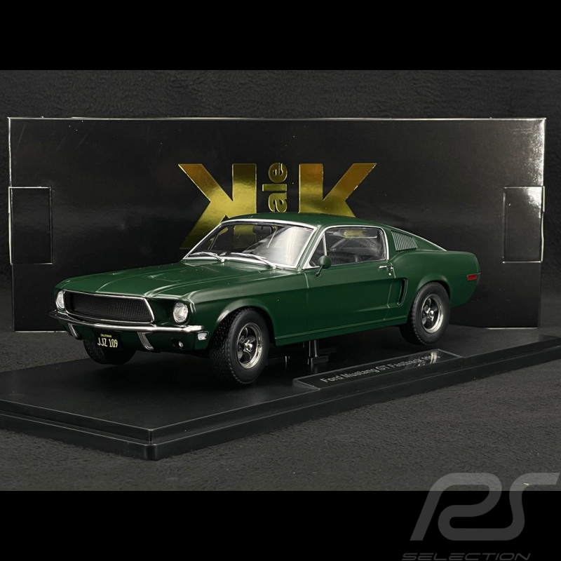 Ford Mustang GT Fastback 1968 Steve McQueen “Bullitt” Dunkelgrün 1/18 KK-Scale KKDC181395