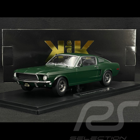 Ford Mustang GT Fastback 1968 Steve McQueen “Bullitt” Dark Green 1/18 KK-Scale KKDC181395