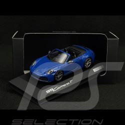 Porsche 911 Carrera T Cabriolet Type 992.2 2024 Bleu Lugano 1/43 Spark WAP0200260SCPE