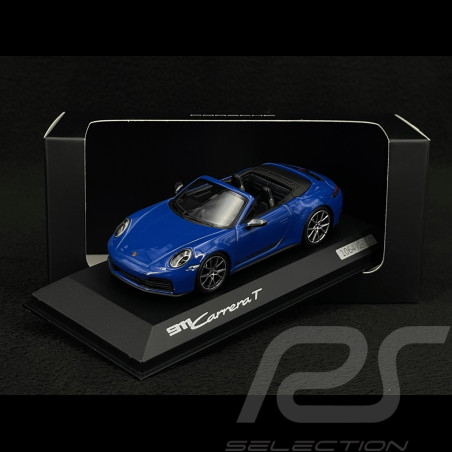 Porsche 911 Carrera T Cabriolet Type 992.2 2024 Lugano Blue 1/43 Spark WAP0200260SCPE